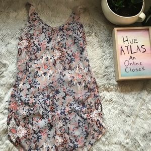 CAbi Mini Floral Dress Small